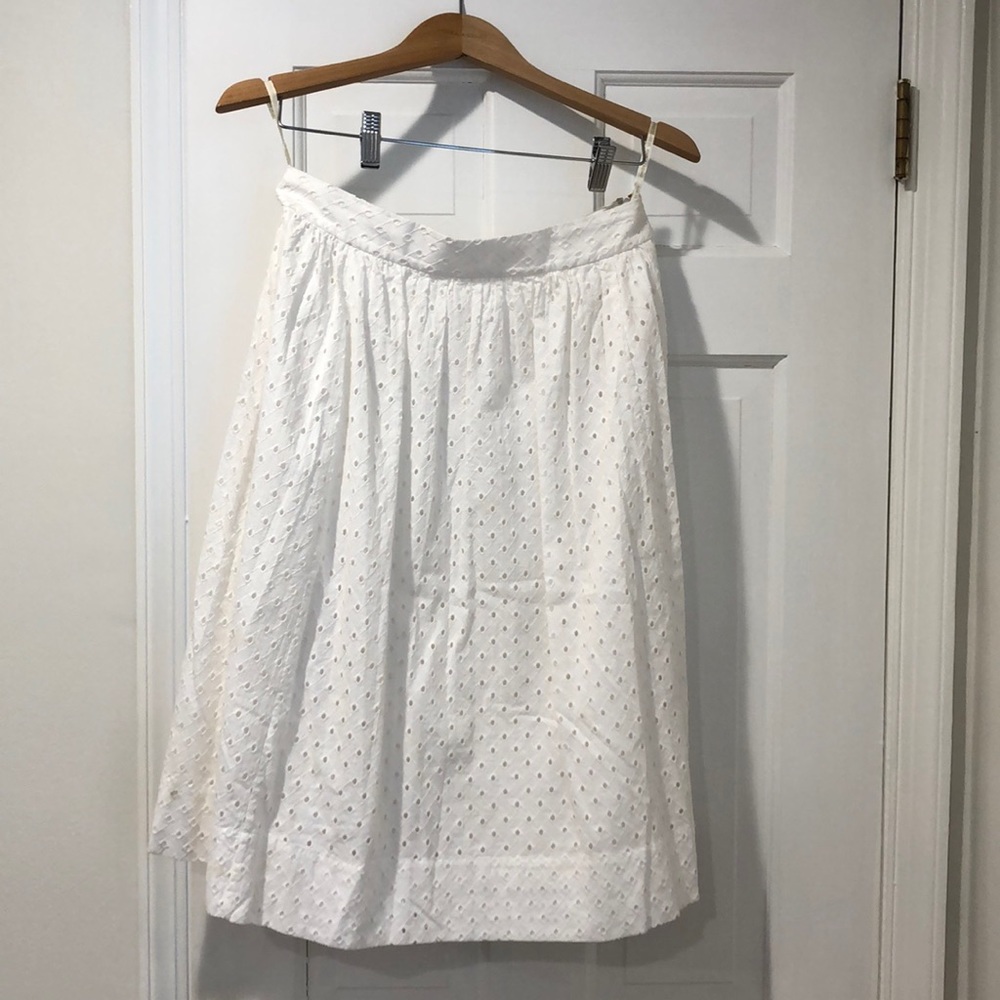 Kate spade cotton eyelet skirt size 8